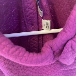 Janie and Jack Quilted floral puff sleeve dress - deep orchid (magenta) size 4